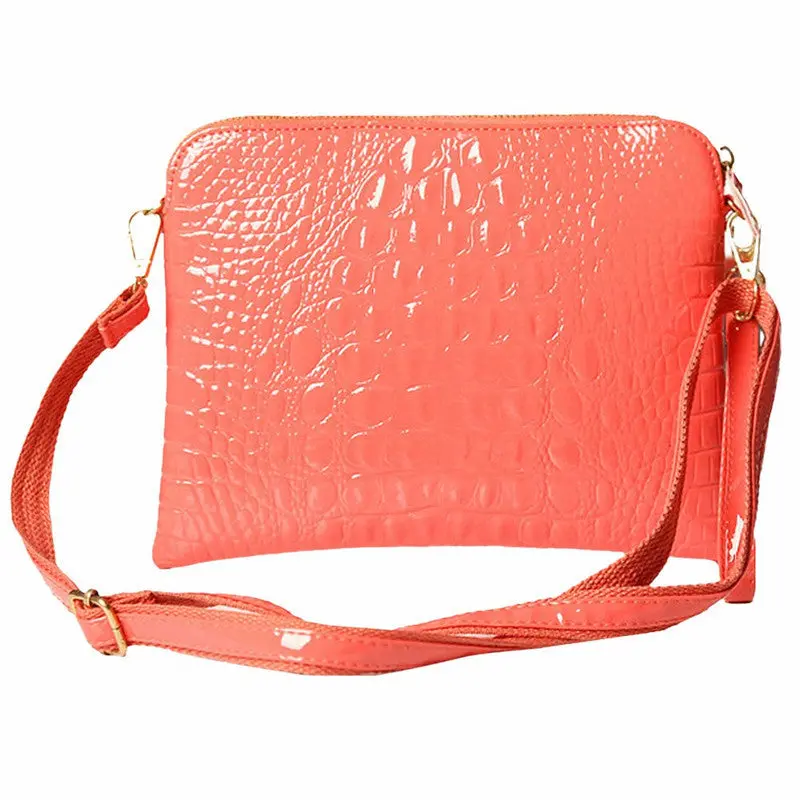 Fashsion Women Bag Crocodile Leather Hbag Clutch Satchel Shoulder Messenger Cross Body Bags Bolsa Feminina 6