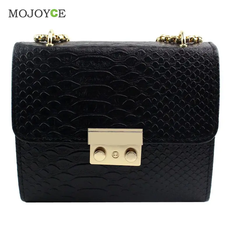 Fasion Women Leather Handbag Mini Chain Women Messenger Bags Animal Pattern Square Shoulder Women Bag Clutch Bolsa Feminina 1