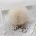 Faux Rabbit Fur Ball Keychain Bag Plush Car Key Ring Car Charm Keychain Pendant Gift For Girl 1