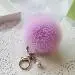 Faux Rabbit Fur Ball Keychain Bag Plush Car Key Ring Car Charm Keychain Pendant Gift For Girl 13