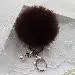 Faux Rabbit Fur Ball Keychain Bag Plush Car Key Ring Car Charm Keychain Pendant Gift For Girl 4