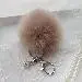 Faux Rabbit Fur Ball Keychain Bag Plush Car Key Ring Car Charm Keychain Pendant Gift For Girl 5