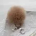 Faux Rabbit Fur Ball Keychain Bag Plush Car Key Ring Car Charm Keychain Pendant Gift For Girl 6