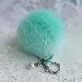 Faux Rabbit Fur Ball Keychain Bag Plush Car Key Ring Car Charm Keychain Pendant Gift For Girl 7