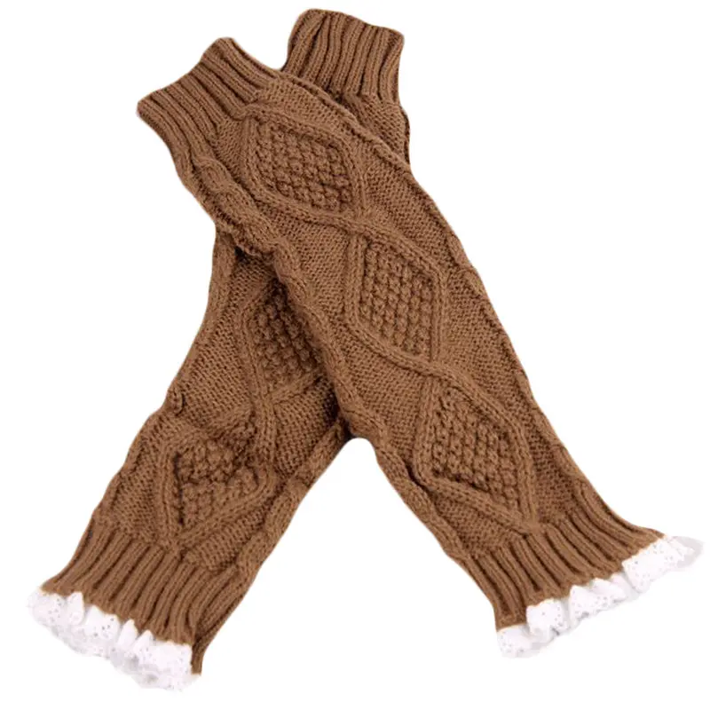 Feida 100 Gants Women's Warm Diamond Lace Gloves Mittens 7