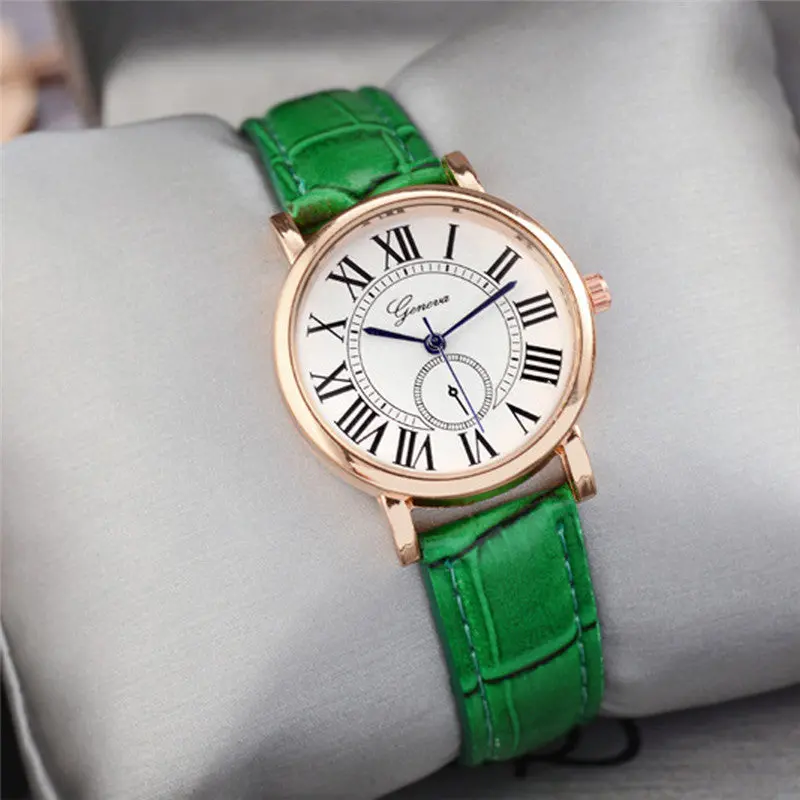 Feida 4 Colors Relojes Hombre Women Men Leather Band Analog Quartz Movement Wrist Watch Relogio Masculino 3
