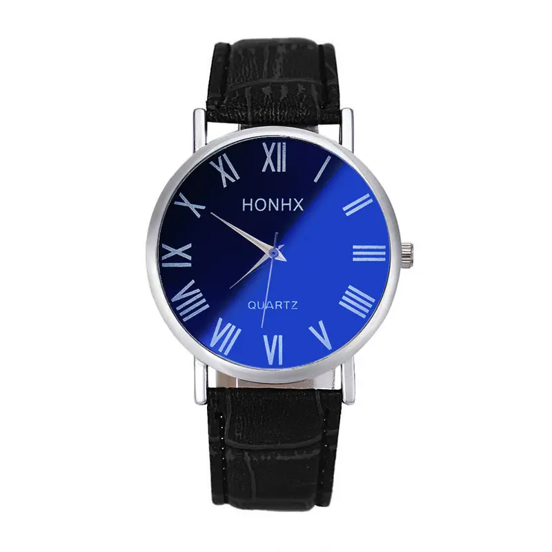 Feida Big Discount Men Watches Luxury Men Leather Quartz Analog Wrist Watch Blu-Ray Mirror Relogio Masculino 1
