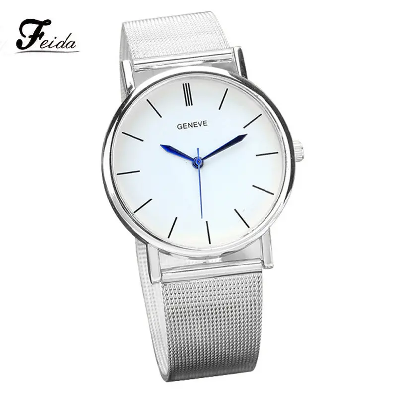 Feida Big Discount Woman Watches Luxury Watch Stainless Steel Band Quartz Wrist Watches 1