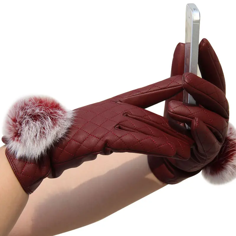 Feida Big Discount Womens Screen Outdoor Warm Gloves 3
