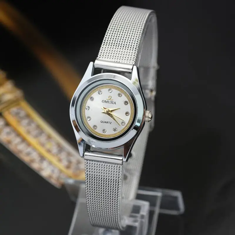 Feida Casual Luxury Women Stainless Steel Band Quartz Wrist Watch Ladies Watch Relojes Mujer 1