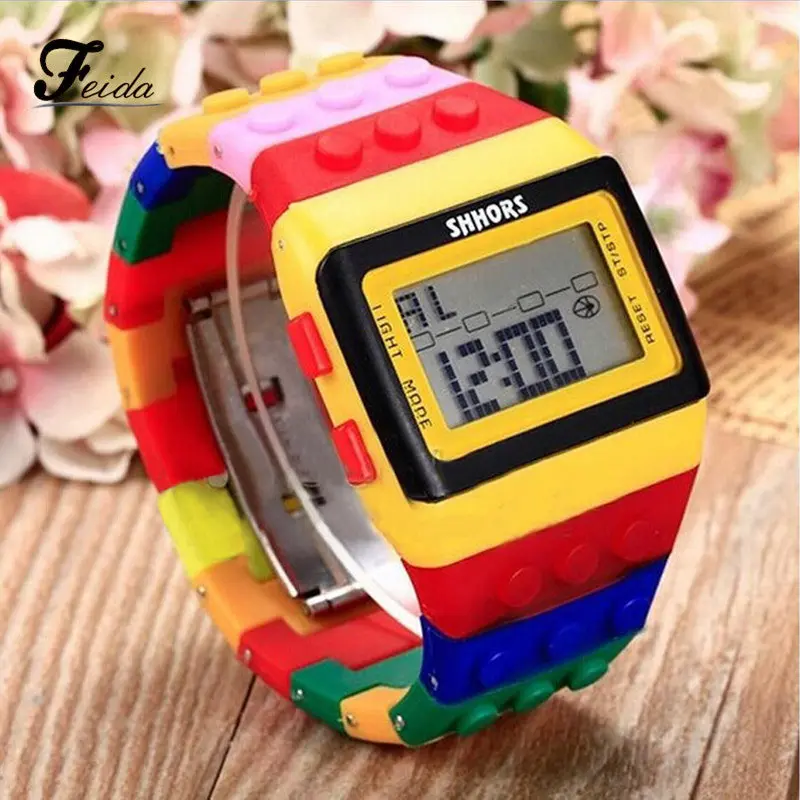 Feida Colorful Digital Wrist Watch Chirldren 'S Watch & 1