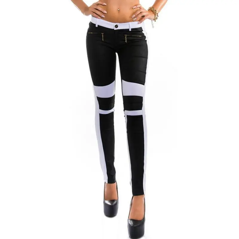 Feida Cool Casual Pants Women Jeans Skinny Stretchy Zipper Tights Long Pants Fast Shipping 3