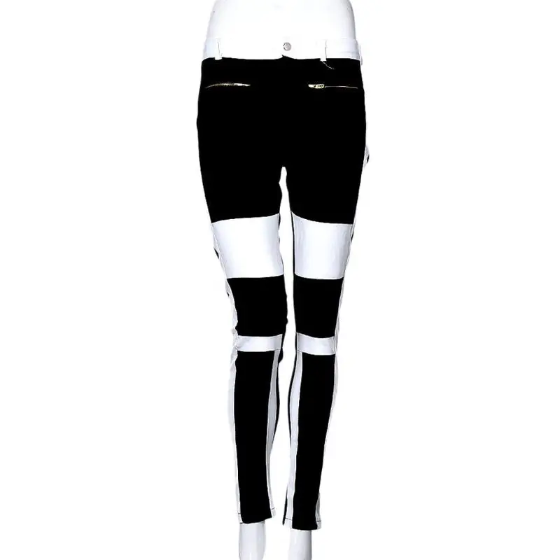 Feida Cool Casual Pants Women Jeans Skinny Stretchy Zipper Tights Long Pants Fast Shipping 4