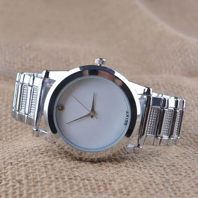 Feida Leisure Casual Sport Stainless Steel Quartz Analog Mens Wrist Watch Clock Montre Homme 1