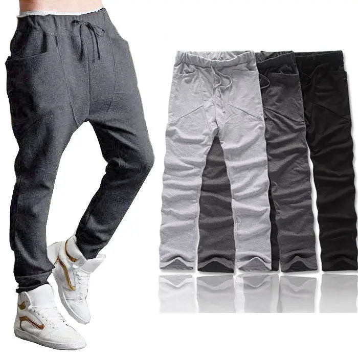 Feida Men Boy Harem Baggy Hip Hop Dance Plus Size Sweat Pants Slacks Trousers & 1