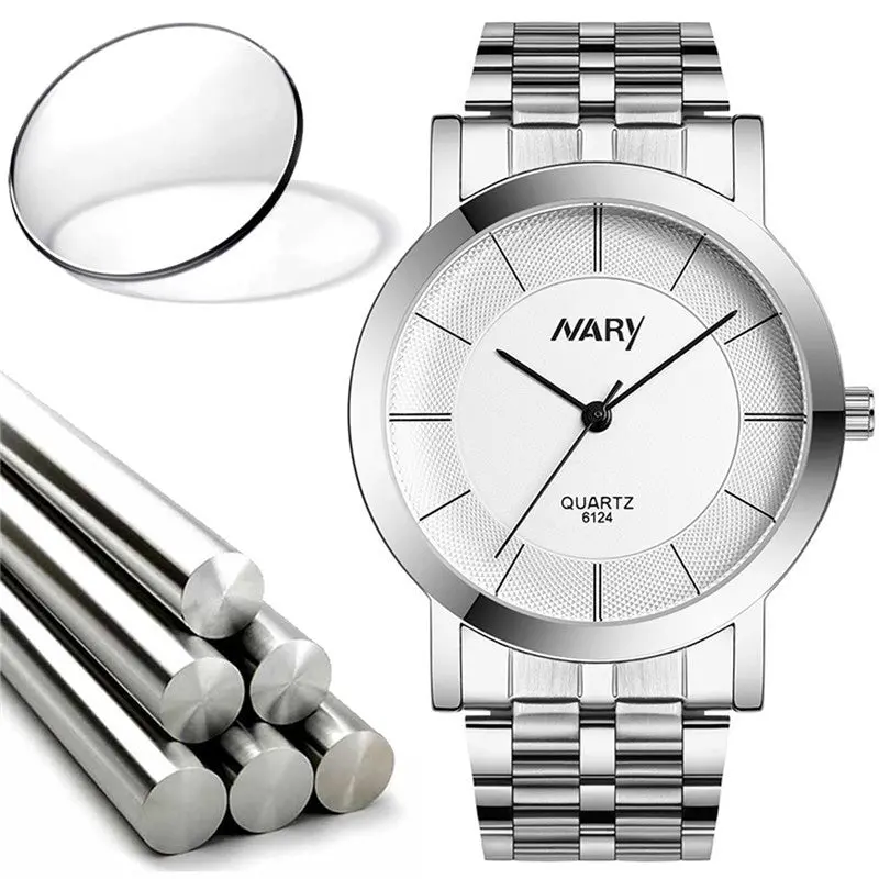 Feida Mens Watches Top Luxury Nary Luxury Men Single Quartz Stainless Refined Steel Wrist Watches 1