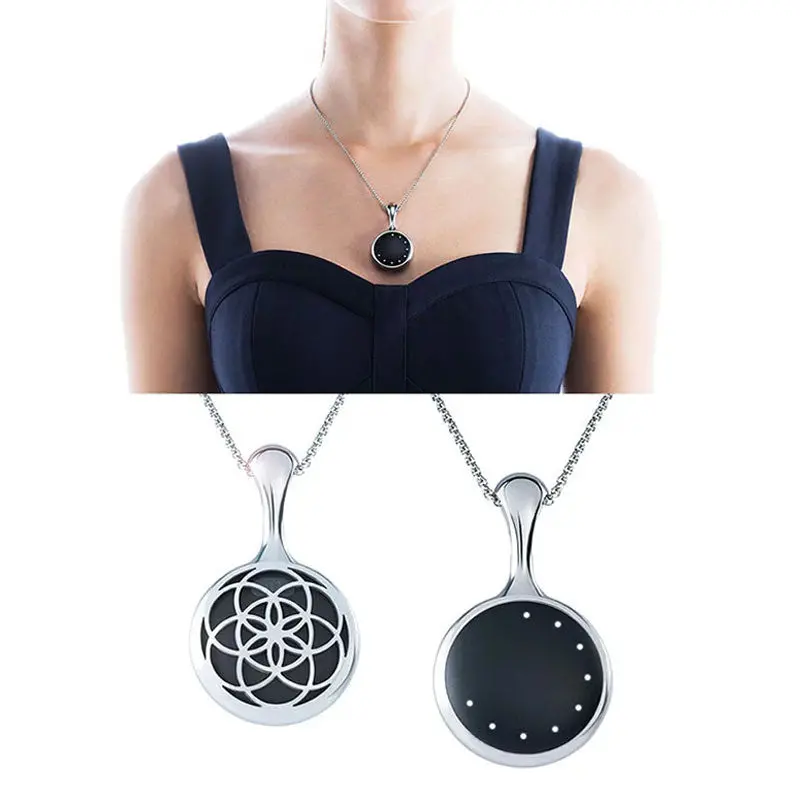 Feida Necklace Stainless Steel Pendant Sleep Fitness Monitor For Misfit Shine 1