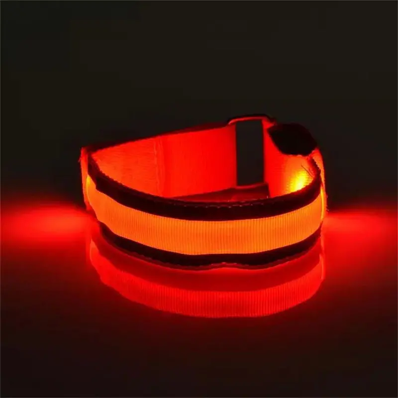 Feida Nylon Armbands Night Reflective Wristband Led Bracelet Party Supplies 5