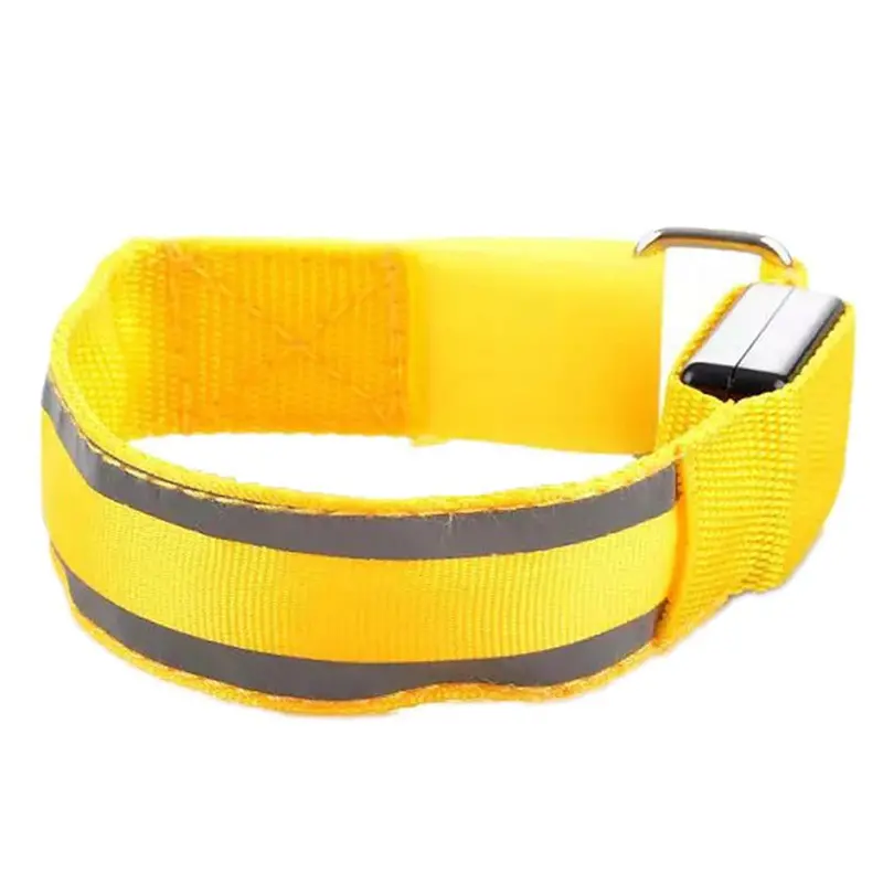 Feida Nylon Armbands Night Reflective Wristband Led Bracelet Party Supplies 7