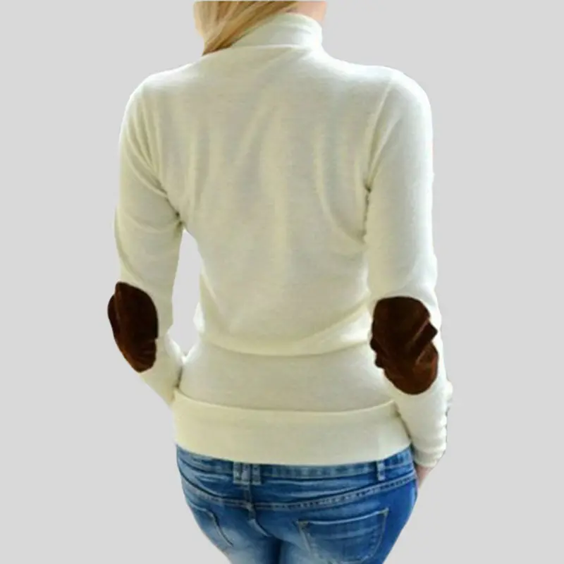 Feida Pull Women Long Sleeve Loose Sweater Jumper Knitwear Sweaters 2