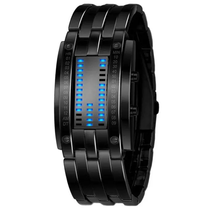 Feida Relojes Mujer Luxury Women Stainless Steel Date Digital Led Bracelet Sport Watches Relogio Feminino 1