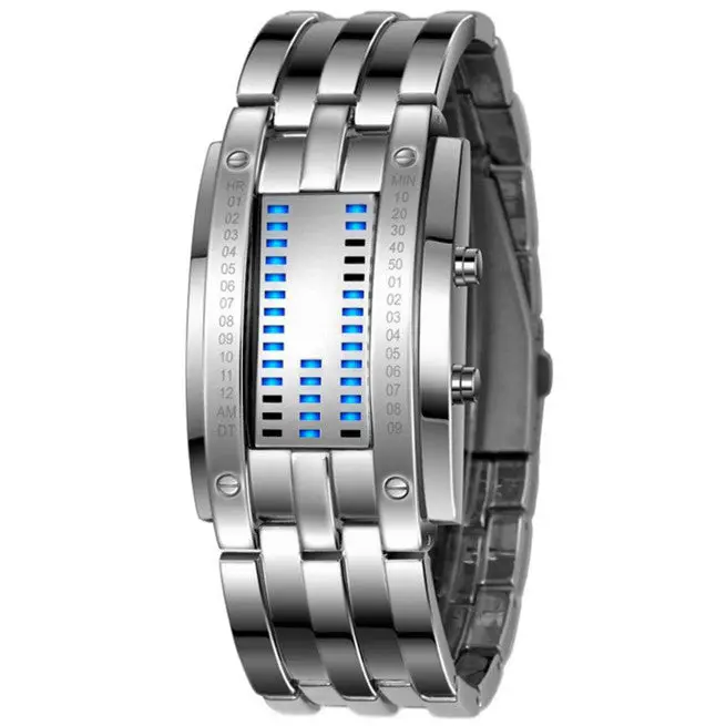 Feida Relojes Mujer Luxury Women Stainless Steel Date Digital Led Bracelet Sport Watches Relogio Feminino 2