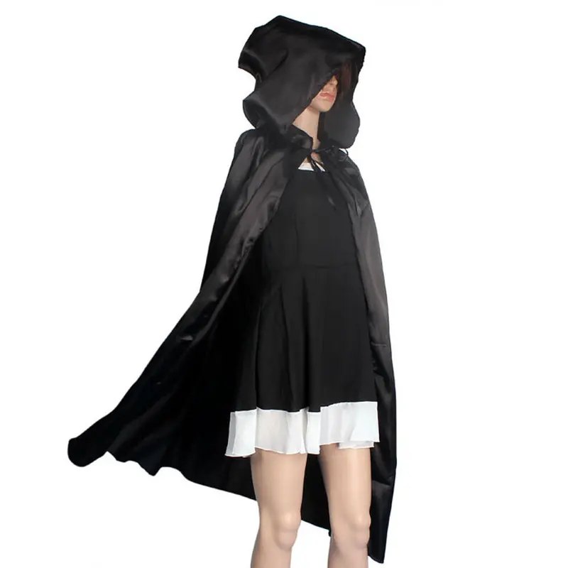 Feida Super 2 Colors Hooded Cloak Coat Wicca Robe Medieval Cape Shawl Halloween Party Costumes For Women 1