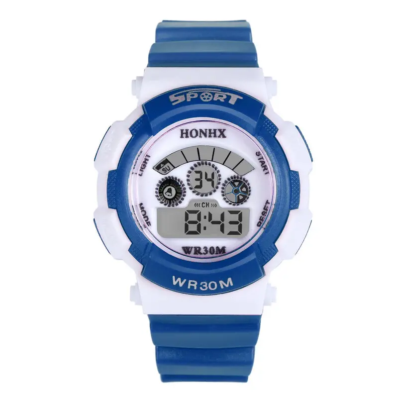 Feida Waterproof Children's Watch Boy Digital Led Quartz Alarm Date Sports Wrist Watch 1