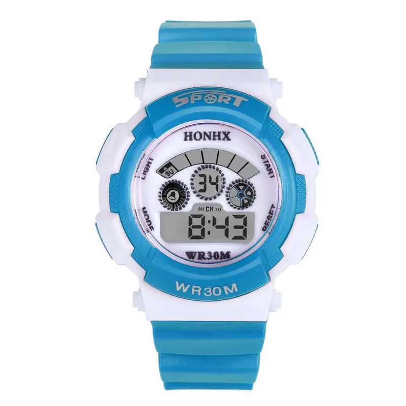 Feida Waterproof Children's Watch Boy Digital Led Quartz Alarm Date Sports Wrist Watch 2