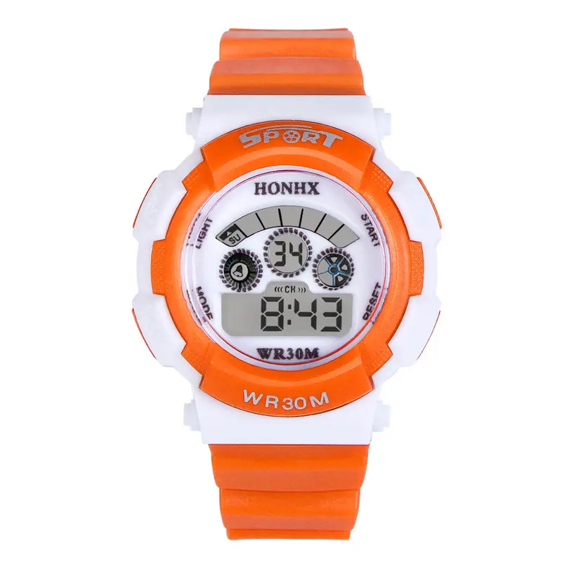 Feida Waterproof Children's Watch Boy Digital Led Quartz Alarm Date Sports Wrist Watch 3