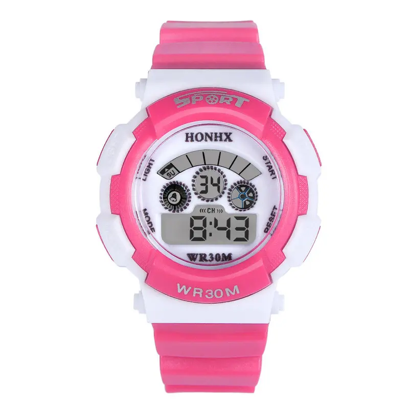 Feida Waterproof Children's Watch Boy Digital Led Quartz Alarm Date Sports Wrist Watch 4