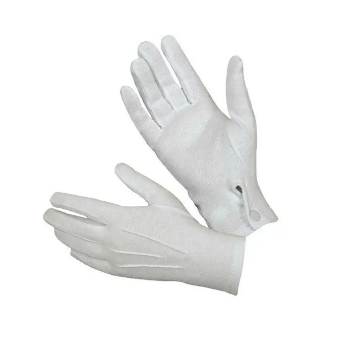 Feida White Formal Gloves Tuxedo Honor Guard Parade Santa Men Inspection Gloves 1