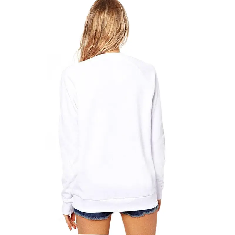 Feida Women Horse Pattern Print Loose Sweatshirt O- Neck Pullover Shirt Tops Europe Style Plus Size S-Xl 2