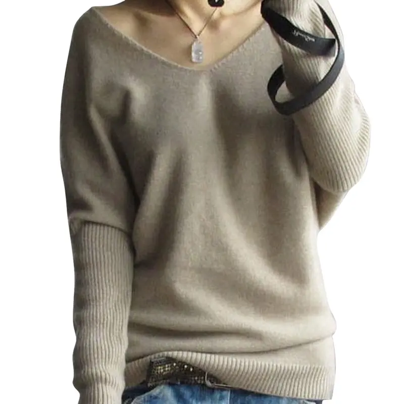 Feida Women Long Sleeve Loose Sweater And Pullovers Shirt Top Pull Sweaters Jersey Mujer Plus Size 6