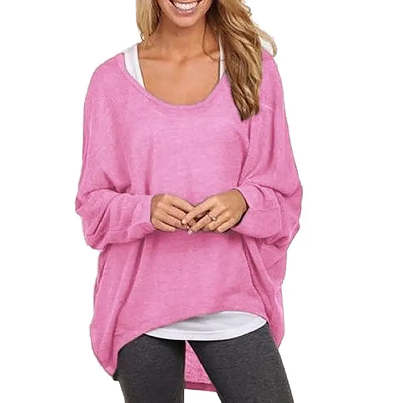 Feida Women Long Sleeve Oversized Sweater And Pullovers Oversized Baggy Loose Jumper Tops Pull 1