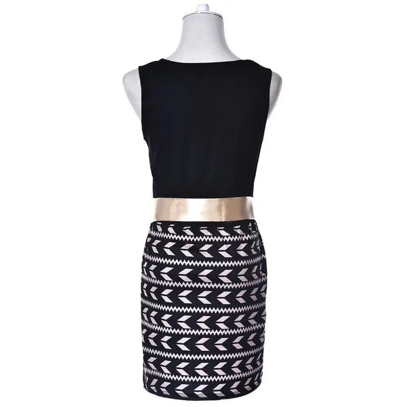 Feida Women Office Dress Elegant Ladies Casual Sleeveless Bandage Dress Women Sexy Bodycon Midi Dress Belt Vestidos 4