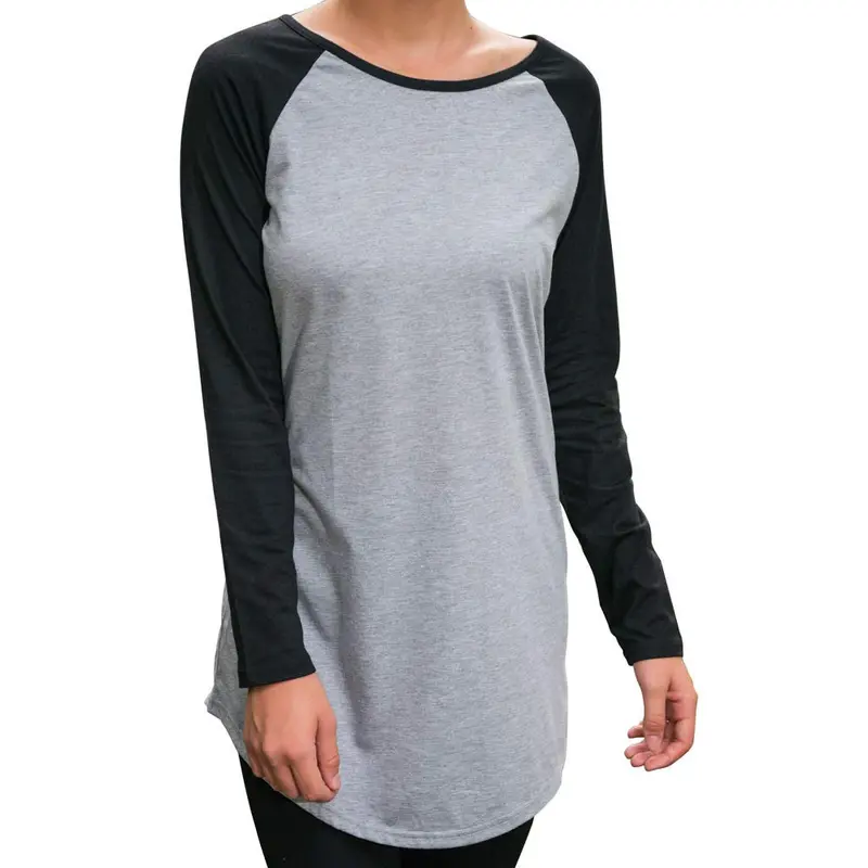 Feida Women Round Neck Loose And Comfortable Long Sleeved Plus Size Blouse 4