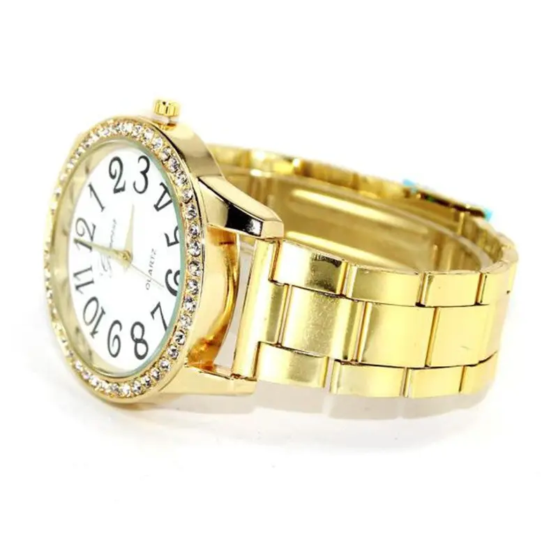 Feida Women Watches Montre Digital Design Diamond Dial Steel Analog Quartz Wrist Watch Relogio Feminino 2