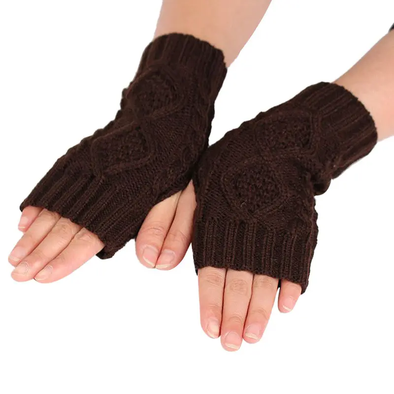 Feida Women's Gloves Warm Diamond Gloves Mittens Gants 2