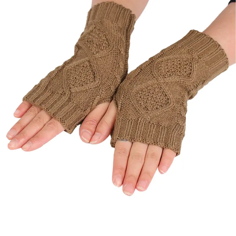 Feida Women's Gloves Warm Diamond Gloves Mittens Gants 5