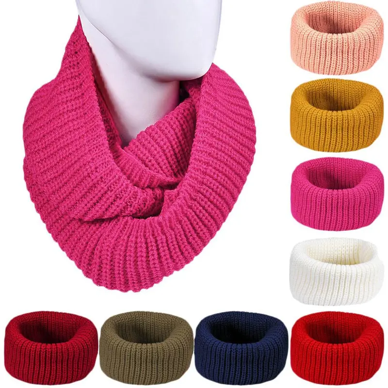 Feida Women's Warm Infinity 2 Circle Cable Knit Long Scarf Cowl Neck Shawl Freeship Ping& 1