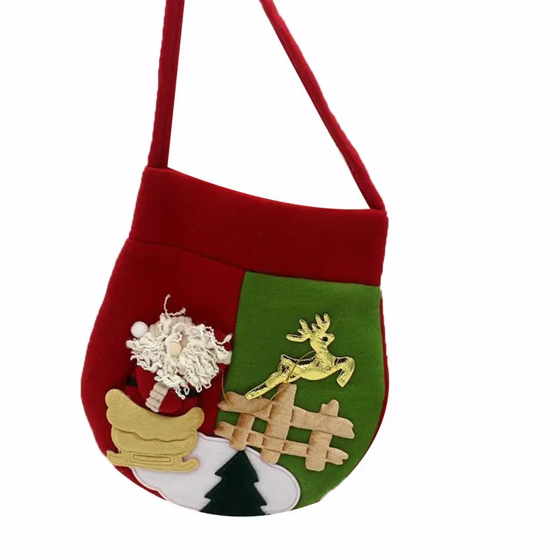 Festival Bag Xmas Decor Home Party Cy Gift Christmas Bag Shoulder Bags Printing Drawstring Bags 1
