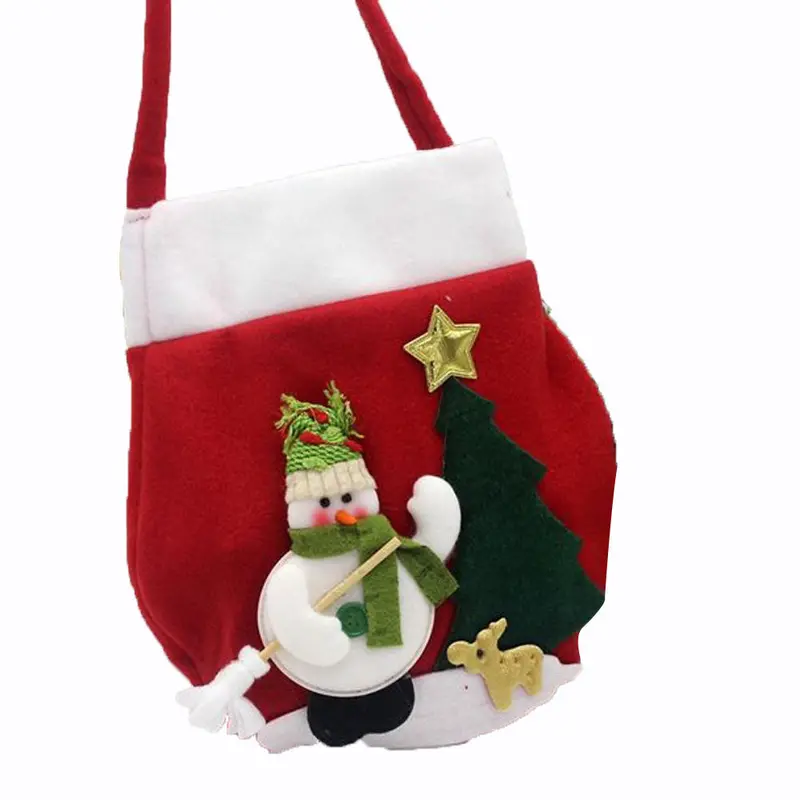 Festival Bag Xmas Decor Home Party Cy Gift Christmas Bag Shoulder Bags Printing Drawstring Bags 2