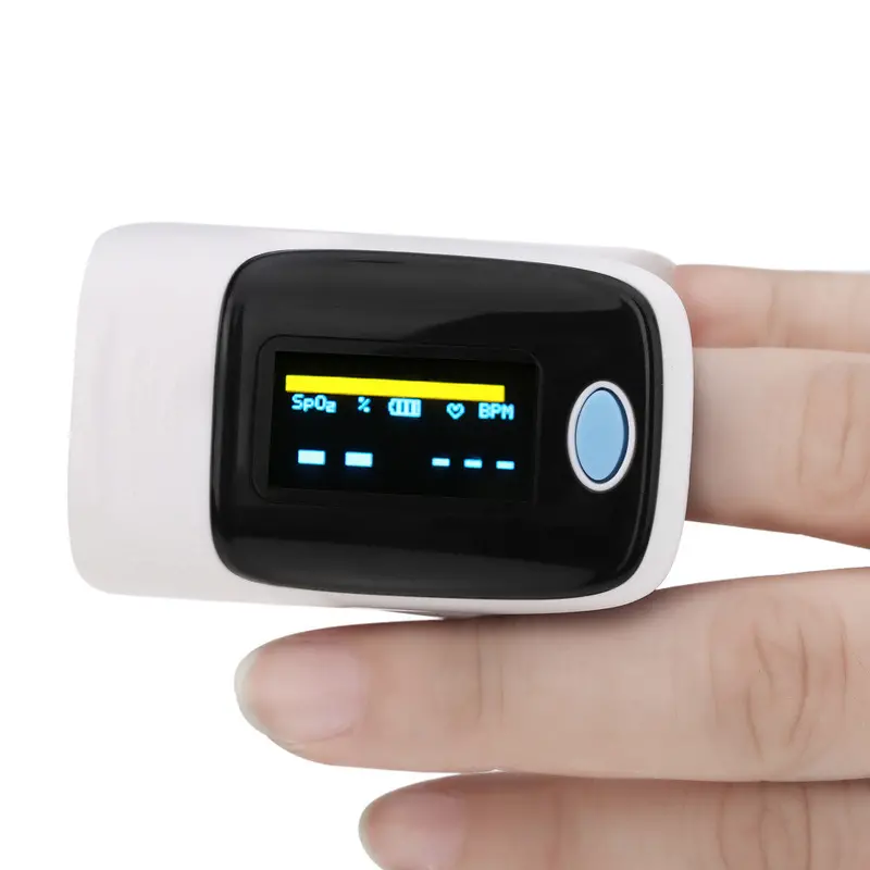 Finger Pulse Oximeter Oximetro De Pulso De Dedo Spo2 Saturation Meter Portable Pulse Oximeter Blue 1