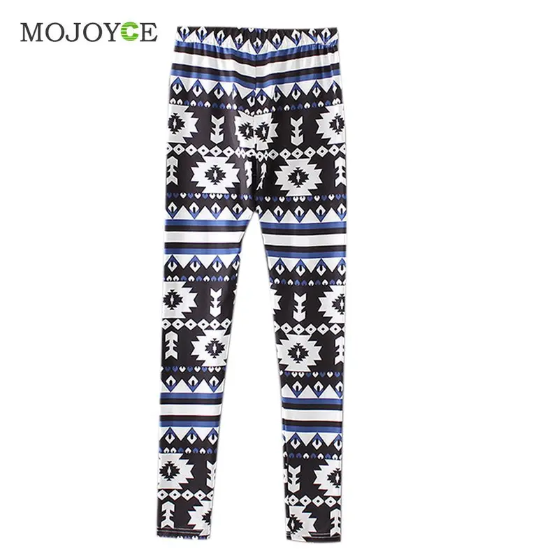 Fitness Geometry Print Leggings Women Stretchy Fitness Legging Casual Slim Skinny Pencil Pants Fitness Feminino 1