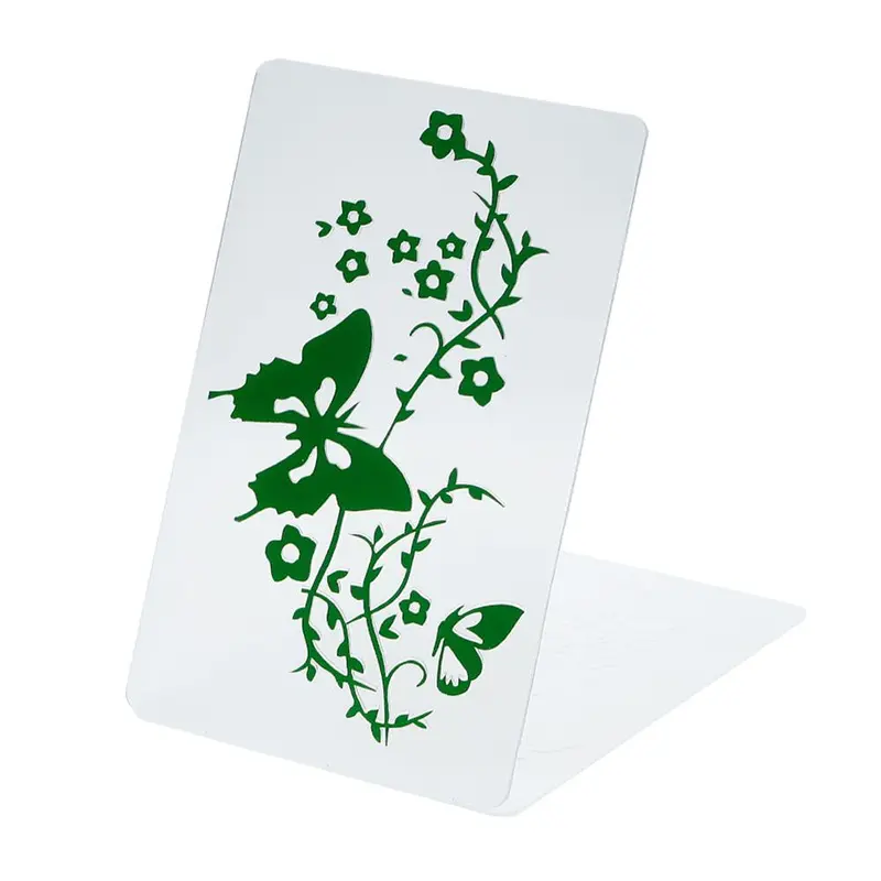 Five Patterns Plastic Embossing Folder For Scrapbooking Diy Po Album Card Christams Gift Template 226047 1