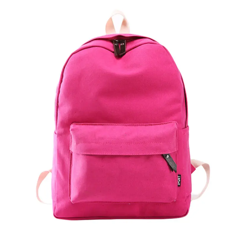 Flama Girl Simple Women Backpacks Traveling Pratical School Bags Unique Canvas Backpack Preppy Style Mochila 5