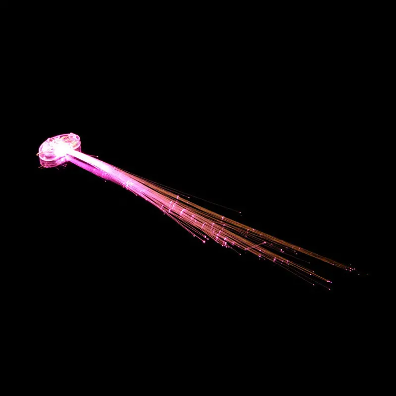 Flash Led Hair Braid Clip Hairpin Decoration Rgb Ligth Up For Show Party 1