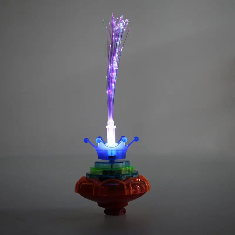 Flashing Spinning Top Gyro Spinner Laser Led Music Flash Light Kids Party Toy Gift 1