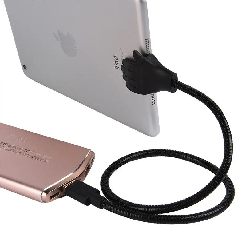 Flexible Stand Up Micro Usb 2.5A Charger Fast Charging Car Phone Holder Cable For Iphone Android Type-C Connector Adapter Cables 1